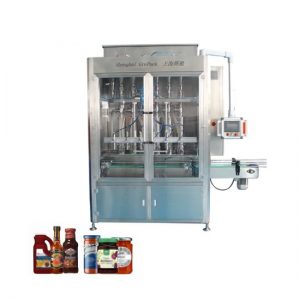 Sukaldaritza automatikoa olio betetzeko makina saltsa marmelada eztia betetzeko makina