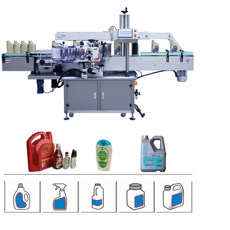 Double Sids Bottle Label Machine Machine Price