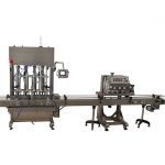 Ponpa peristaltikoko mailaren goiko ontzia ixten eta zigilatzeko makina