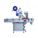 Boligrafo horizontal horizontala eta ampolla botilako pegatina makilatzeko makina